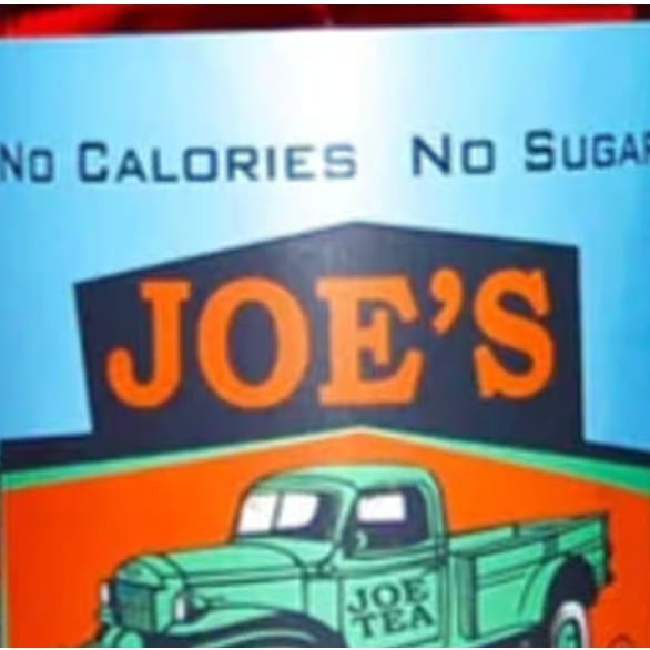 Joe's Black Tea Unsweetened.