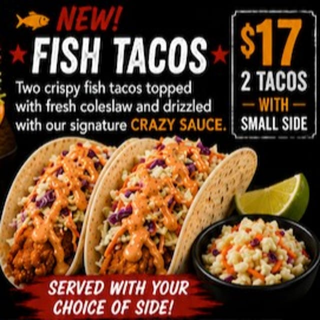 Fish Tacos.