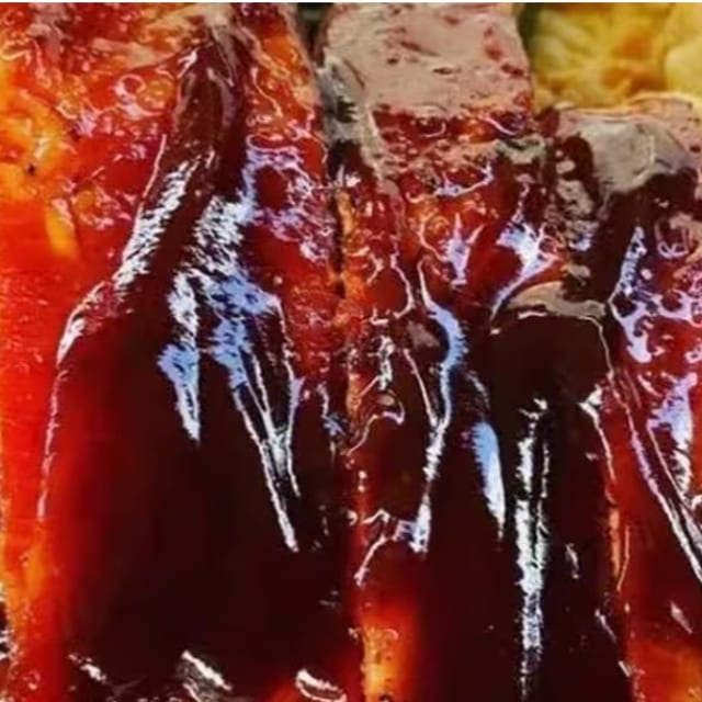 Rib and Pulled Pork Combo with Two Sides.