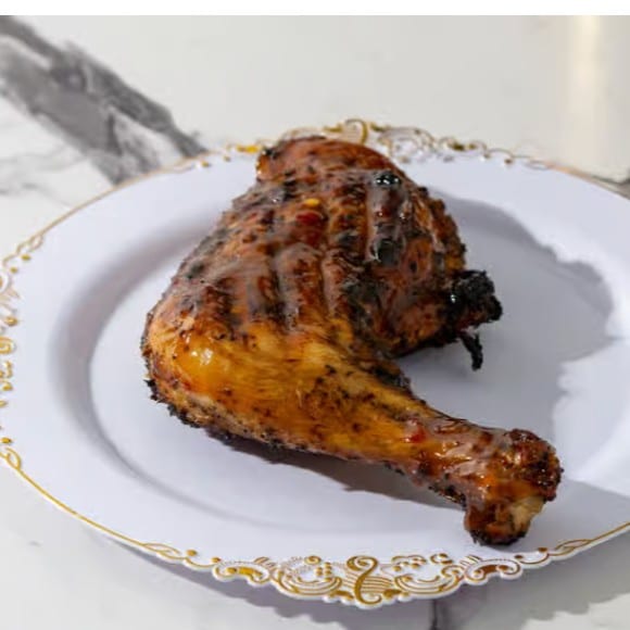 Single Piece BBQ Leg Quarter.